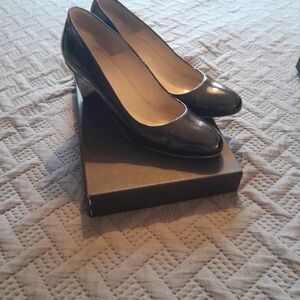 Classic Black Patent Leather Heels